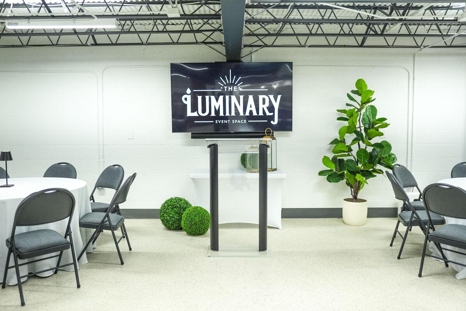 Event space ambiance